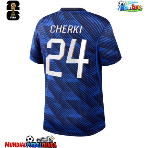 Camiseta Francia Rayan Cherki #24 Primera Equipación Replica Mundial 2026 mangas cortas